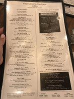 Gleason's Tavern menu