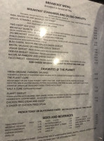 The Daily Planet menu