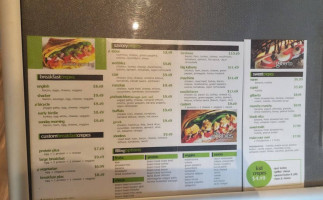 The Crepevine menu