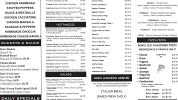 Giovanello's Italian Market menu