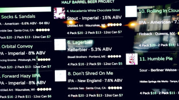 Half Barrel Beer Project inside