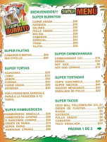El Super Burrito food