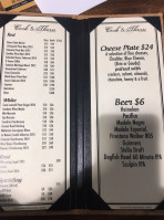 Cork And Thorn menu