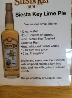 Siesta Key Rum food