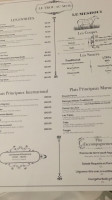 Le Trou Au Mur menu