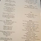 The Blue Lion menu