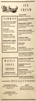 Big Spoon Creamery menu