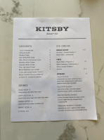 Kitsby Cafe menu