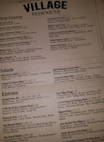 Village Brewing Company menu