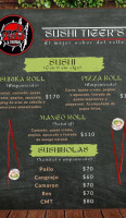 Sushi Tigers menu