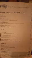 Fiasco menu