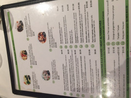 Cafe I Ching menu