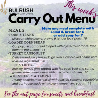 Bulrush Stl menu