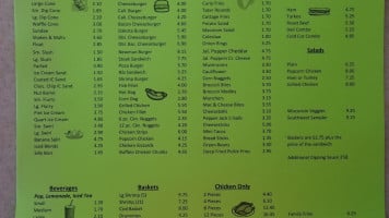 Dakota Drive Inn menu