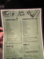 Irish Circle menu