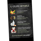 Gelateria Naturale Indimenticabile menu