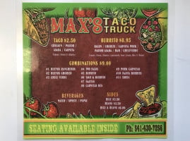 Max’s Taco Truck outside
