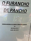 Furancho De Pancho menu