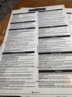 The Southern Cafe menu