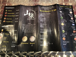 Izumi Ramen menu