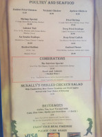 Mcnally's Burger Stand menu