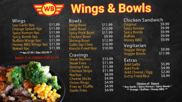 Wings Bowls food