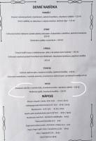 Restaurace V Ruthardce menu