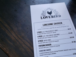 Lovebird menu