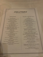 Sullivan's Steakhouse menu