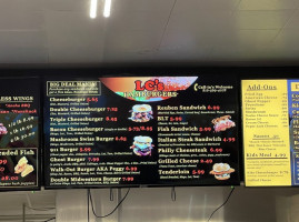 Lc's Hamburgers menu