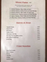 Aloha Bbq Grill menu