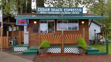 Cedar Shack Espresso Ice Cream food
