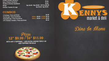 Kenny's Market menu