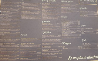 Reunión Café menu