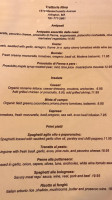 Trattoria Nina menu