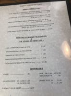 Carol's Country Cafe menu