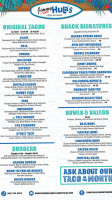 Jimmy Hula's Downtown Orlando menu