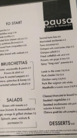 Pausa menu