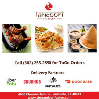 Tandoori Fusion food