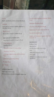 Cottage Canoe Restaurant & Bar menu