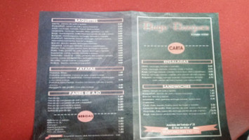 Bugs Burger menu