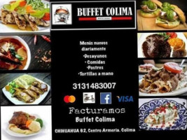Buffet Colima food