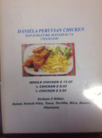 Daniela Peruvian Chicken food