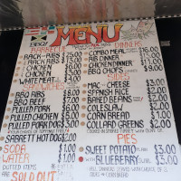 Rodgers Real Bbq menu