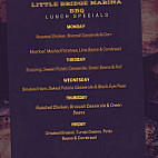 Little Bridge Pizza Kitchen menu