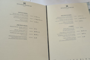Alfonso Xiii menu