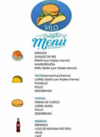 Tortaco Vilo menu