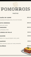 Pomorrois Pizza A La Leña menu