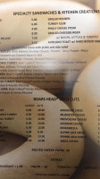 Bagelman-deliman menu