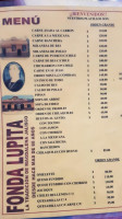 Fonda Lupita menu